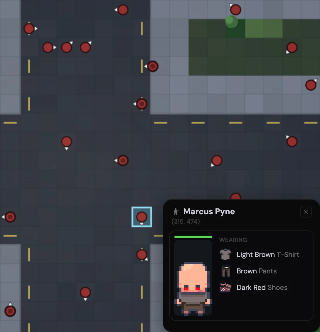 A horde of zombies
